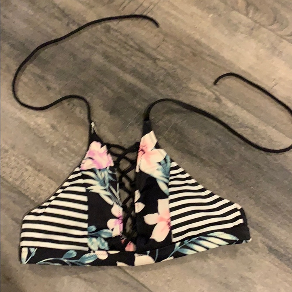 Pink bathing suit top